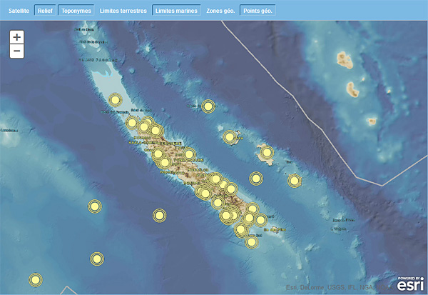 Carte interactive